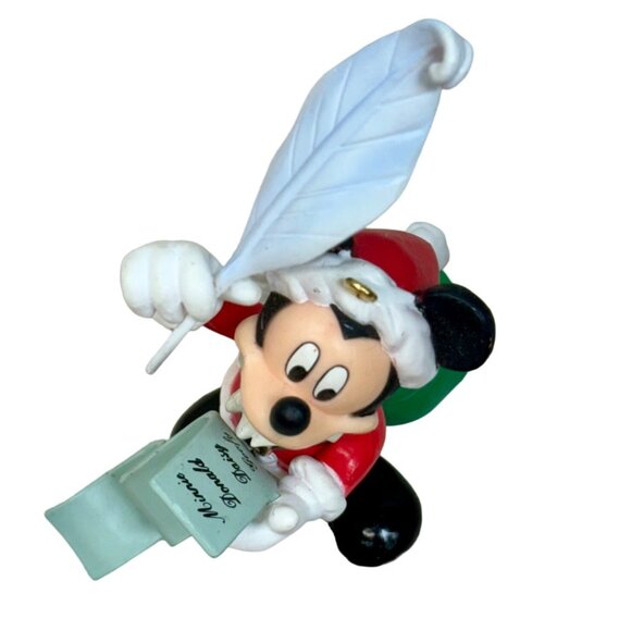 Enesco Mickey 1996 Unlimited Hanging Ornament Tree-Rific Treasures Santa Mickey‎ - Picture 7 of 11